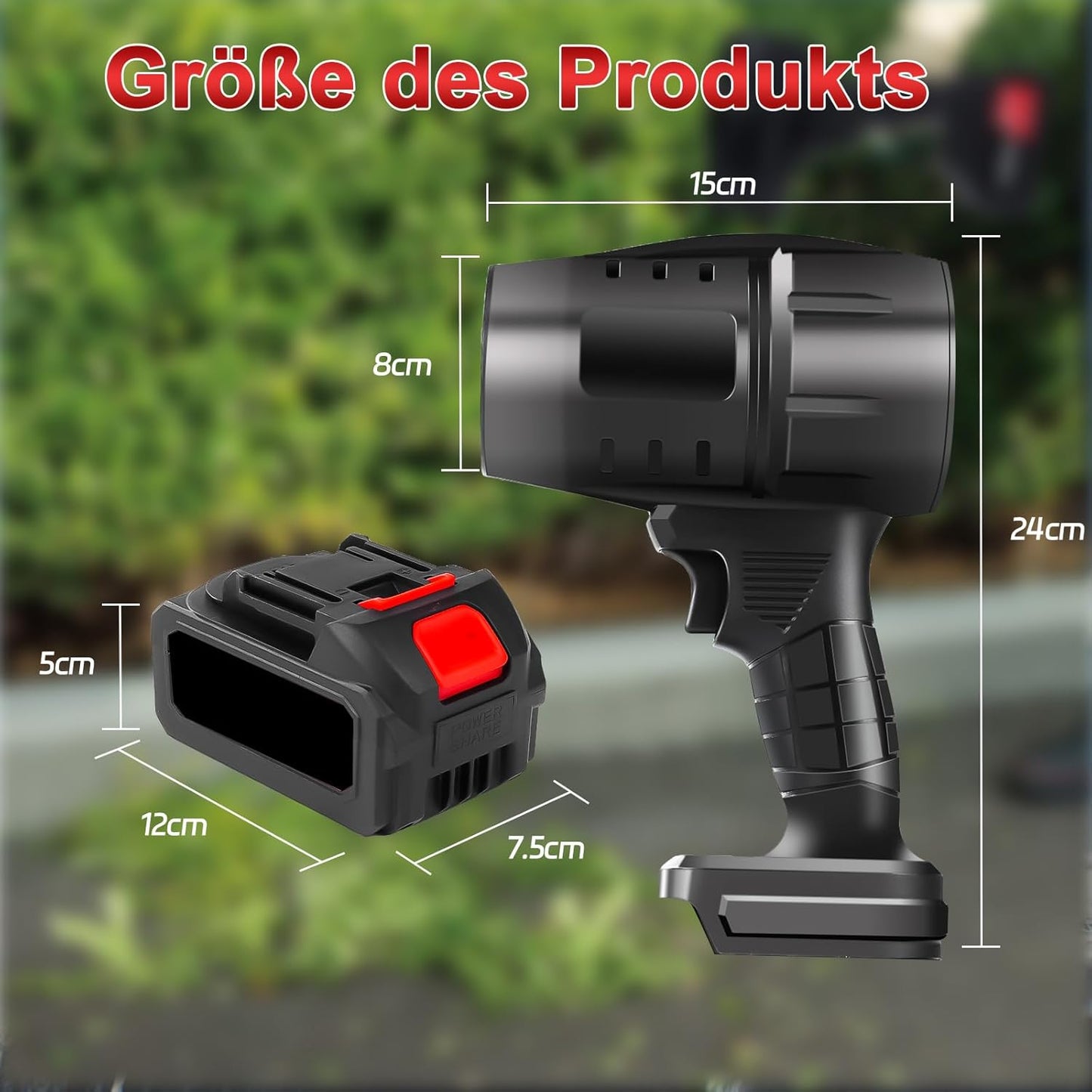 TurboJet™ – Tisztítsa meg a kertet percek alatt, sepregetés és hajolgatás nélkül. 2 db INGYENES akkumulátort tartalmaz