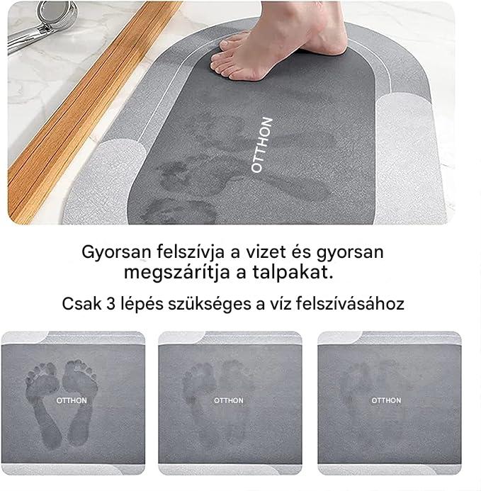 Drysafe™ - Az egyetlen fürdőszobai szőnyeg, ami percek alatt magától megszárad, megvéd az elcsúszástól... anélkül, hogy eláztatná a padlót vagy dohos szagot hagyna maga után – garantáltan