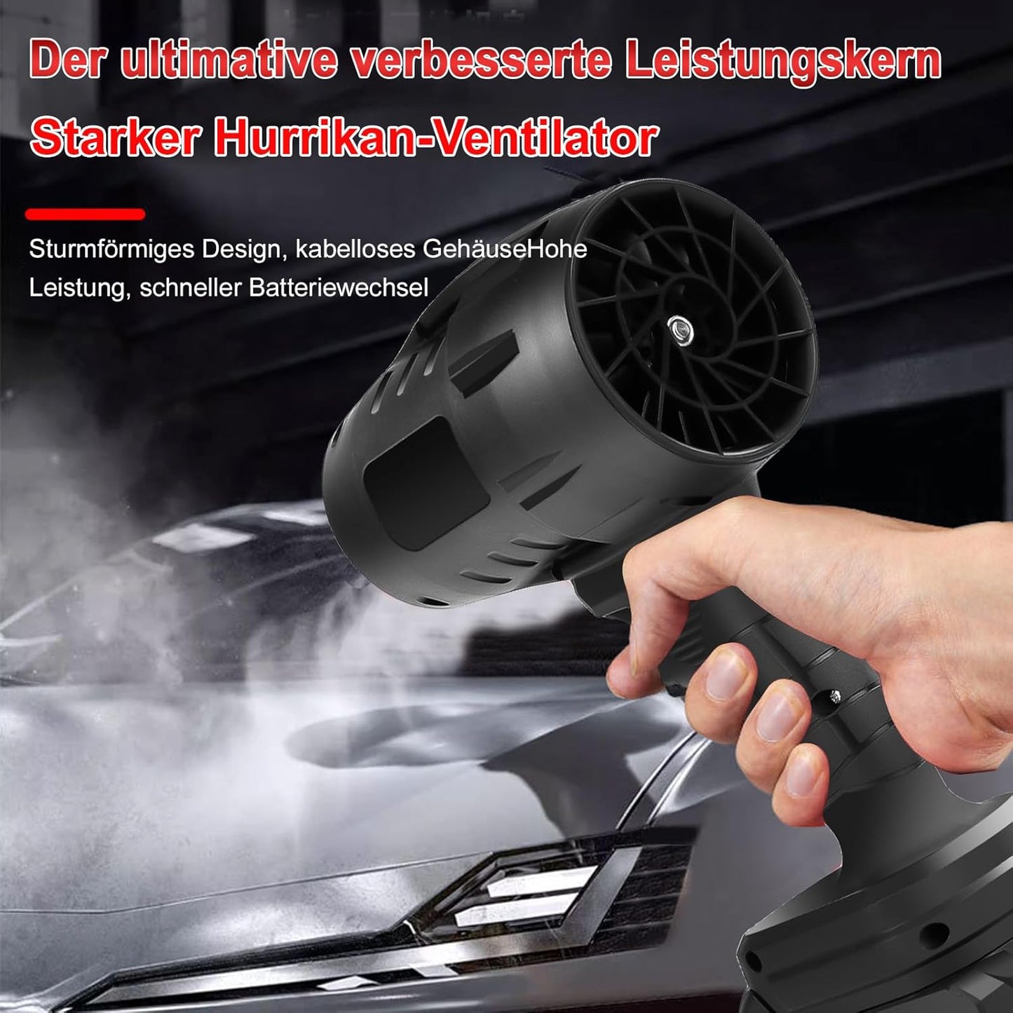 TurboJet™ – Tisztítsa meg a kertet percek alatt, sepregetés és hajolgatás nélkül. 2 db INGYENES akkumulátort tartalmaz