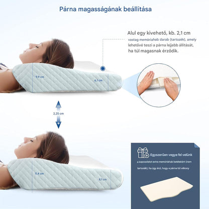 1+1 GRATIS | Ergosleep™- Az egyetlen U alakú párna, amely 100%-ban megszünteti a nyakfájdalmat (INGYENES huzatokkal)