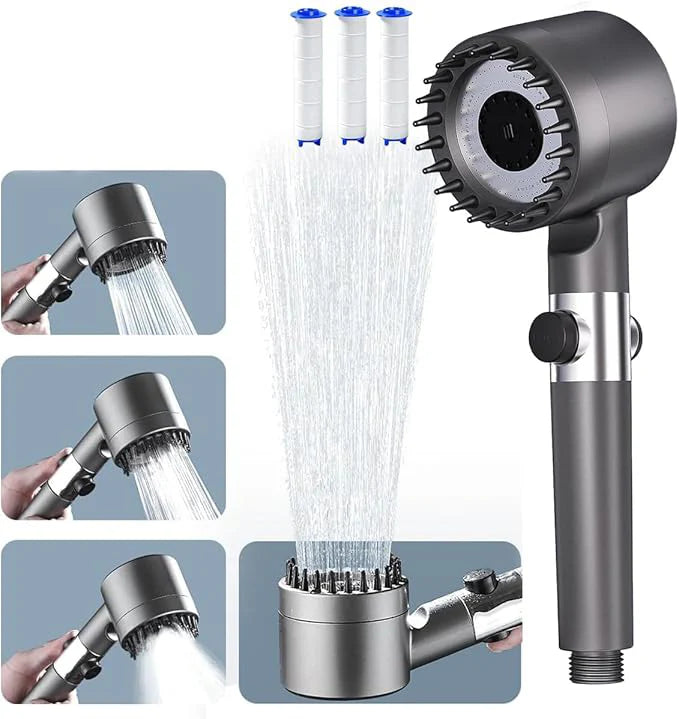 HYDROLUXE™  - Távolítsd el a klórt és a vízkövet a zuhanyból. Növeld a víznyomást, miközben minden használatnál vizet takarítasz meg. Tartalmaz 2 extra szűrőt. (+INGYENES szállítás).