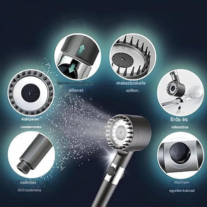 HYDROLUXE™  - Távolítsd el a klórt és a vízkövet a zuhanyból. Növeld a víznyomást, miközben minden használatnál vizet takarítasz meg. Tartalmaz 2 extra szűrőt. (+INGYENES szállítás).