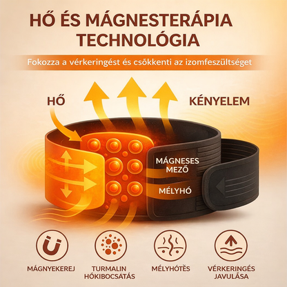 Backfix™ - az egyetlen turmalinos deréköv, amely meleget ad, és lehetővé teszi, hogy órákon át állva is derékfájás nélkül lehess (ma ingyenes ems masszírozó, 12000 ft értékben).