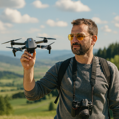 SkyGuard Pro™ drón | Repülj úgy, mint egy profi pilóta, félelem nélkül, hogy elveszíted a drónodat. (Ma: Ingyenes fülre simuló fejhallgató + Dupla 4K kamera + Hosszú élettartamú akkumulátor + Tartozék táska mellékelve)