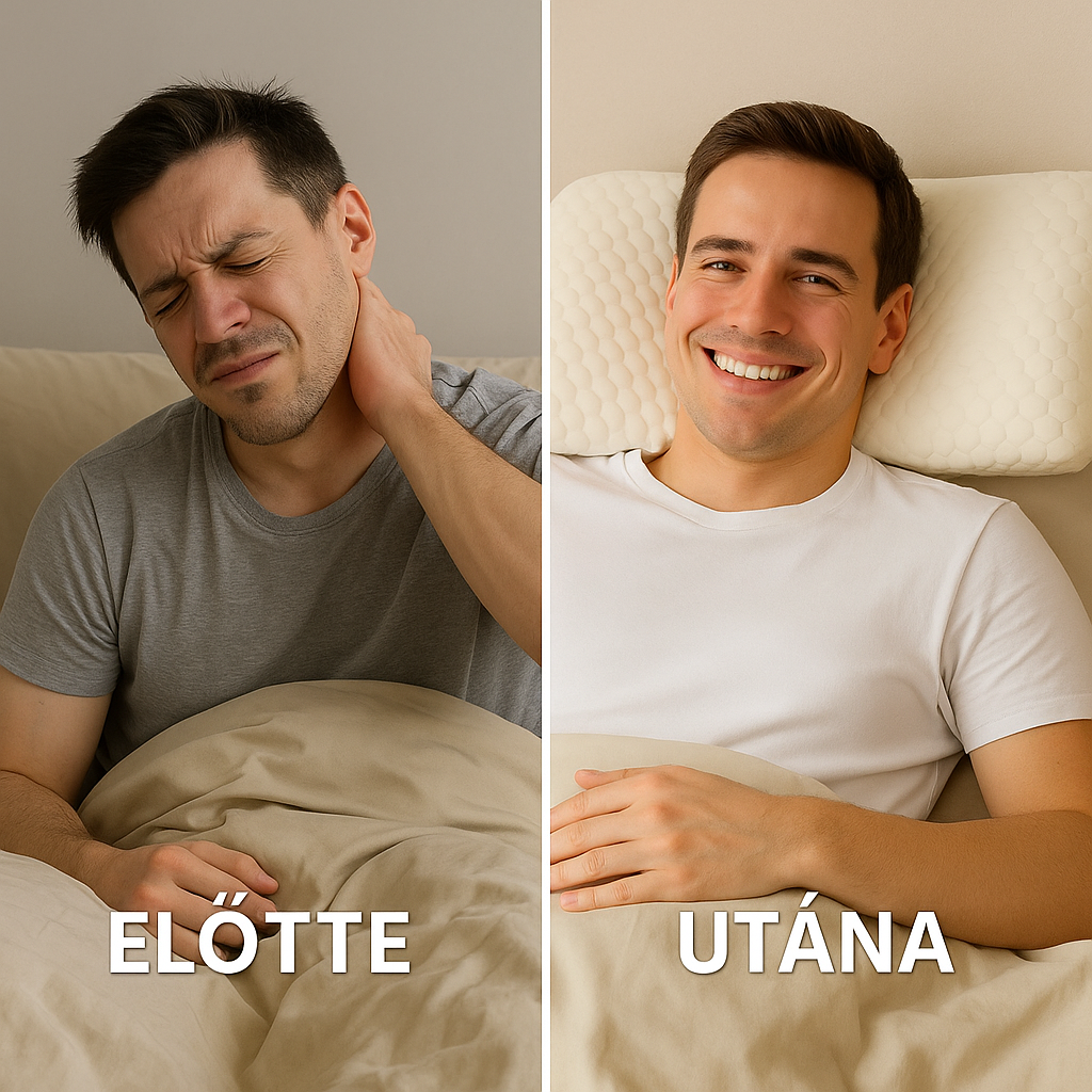 1 + 1 INGYENES | SLEEPFORM™ – Meg fogod szüntetni a nyakfájást, és újra úgy fogsz aludni, mint egy kisbaba. Hőszabályozó huzatokkal együtt.