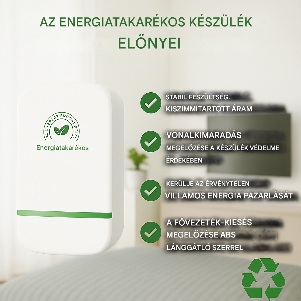 1 + 1 INGYEN | PowerSAVE™ - Szüntesse meg a feszültségcsúcsokat és takarítson meg a villanyszámlán! Karbantartást nem igényel.