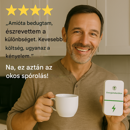 1 + 1 INGYEN | PowerSAVE™ - Szüntesse meg a feszültségcsúcsokat és takarítson meg a villanyszámlán! Karbantartást nem igényel.