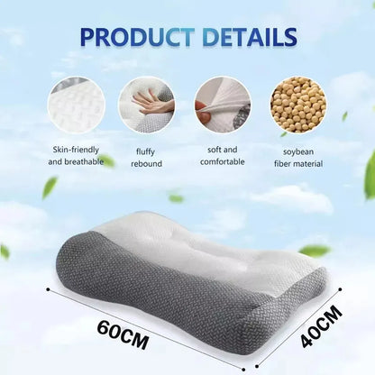 1+1 INGYEN | CONFORTSLEEP™ – Az egyetlen memóriahabos párna DuplaMagasság™ technológiával, amely mindössze 3 éjszaka alatt akár 99,9%-kal csökkenti a nyakfájdalmat. (INGYEN huzatokkal + 30 éjszakás próbaidővel)