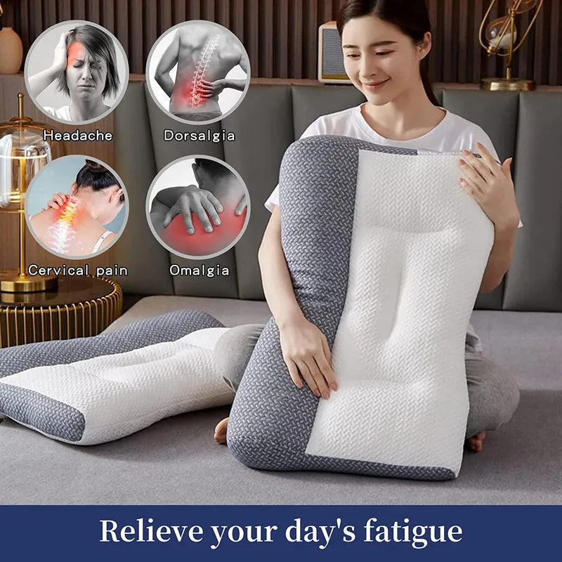 1+1 INGYEN | CONFORTSLEEP™ – Az egyetlen memóriahabos párna DuplaMagasság™ technológiával, amely mindössze 3 éjszaka alatt akár 99,9%-kal csökkenti a nyakfájdalmat. (INGYEN huzatokkal + 30 éjszakás próbaidővel)