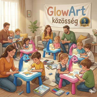 GlowArt™: Érd el, hogy elfelejtse a mobilt, és építsen új neuronokat a művészettel. (Új Trend 2026) + Ingyen Filctollak és Füzet