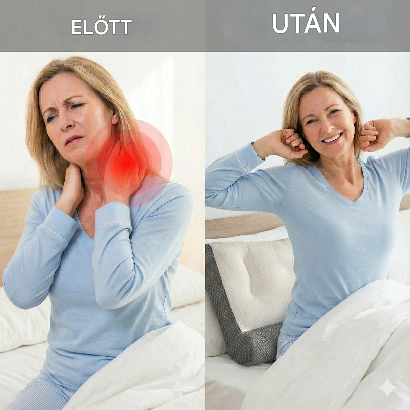 1+1 GRATIS | Ergosleep™- Az egyetlen U alakú párna, amely 100%-ban megszünteti a nyakfájdalmat (INGYENES huzatokkal)