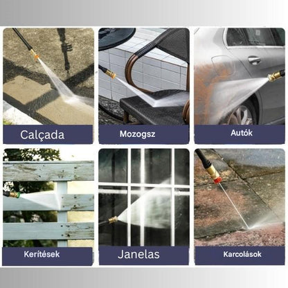 Waterjet™  | Változtassa tömlőjét professzionális felülettisztítóvá. (bármilyen tömlőre illik)