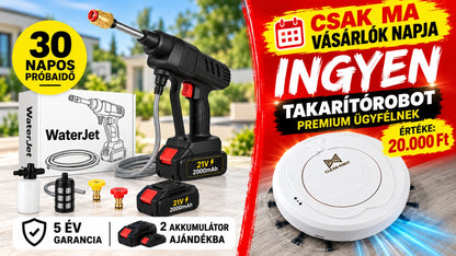 Waterjet™  | Változtassa tömlőjét professzionális felülettisztítóvá. (bármilyen tömlőre illik)