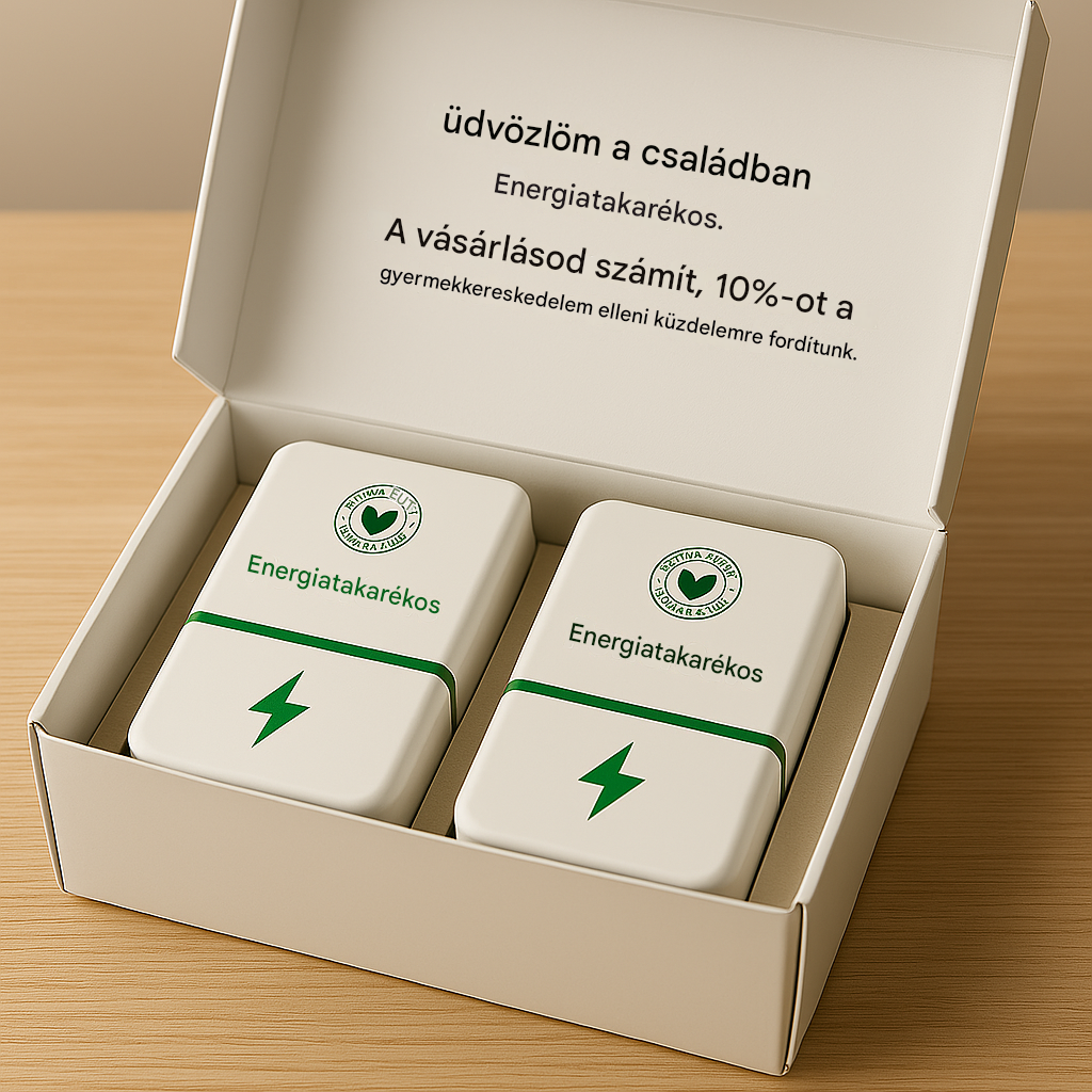 1 + 1 INGYEN | PowerSAVE™ - Szüntesse meg a feszültségcsúcsokat és takarítson meg a villanyszámlán! Karbantartást nem igényel.